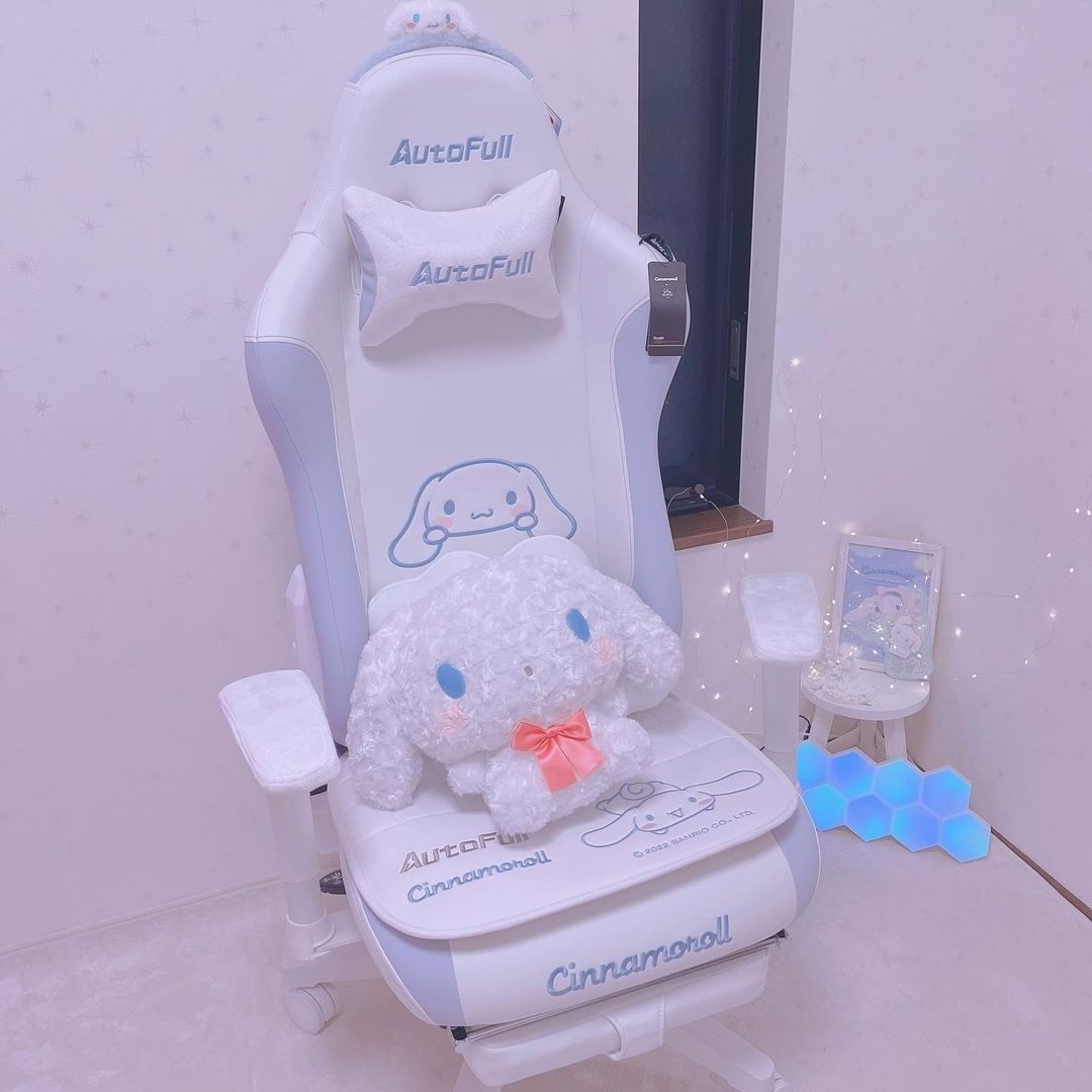 Pink Blue Gaming Chair Suitable for Beauty Anchors