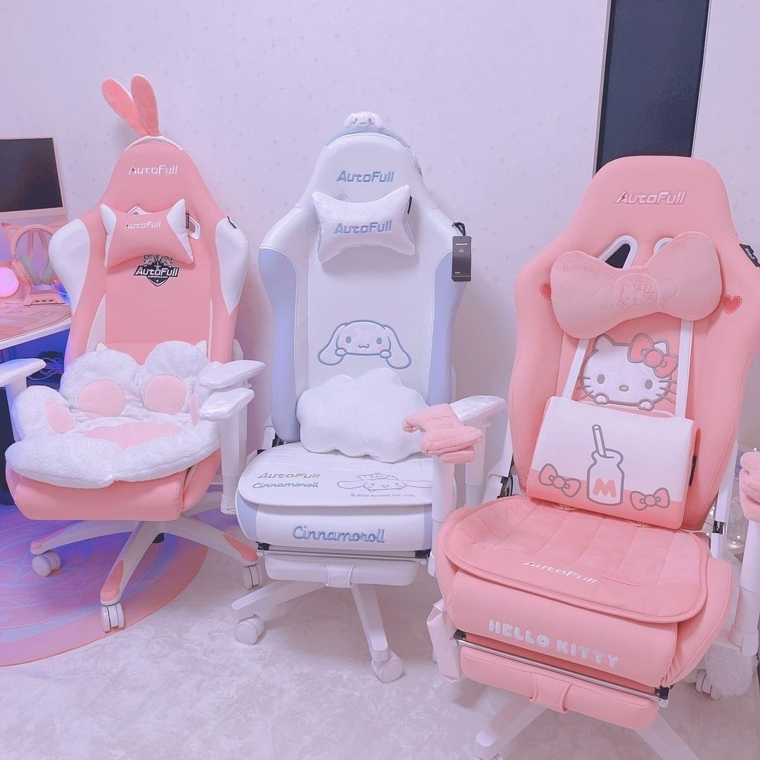 Pink Blue Gaming Chair Conquers the Hearts of Thousands of Girls