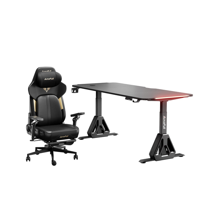 Pack Chaise de jeu AutoFull M6 Ultra 2.0 et Bureau de jeu A4 Pro [💥Offre combinée]