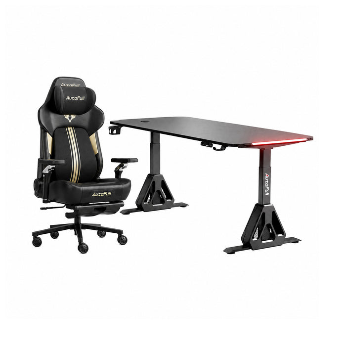 Pack Chaise de jeu AutoFull M6 Ultra 2.0 et Bureau de jeu A4 Pro [💥Offre combinée]