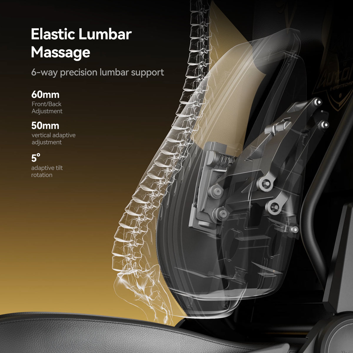 Fauteuil de jeu de massage Shiatsu AutoFull M6 Ultra+ 2.0 [Nouveau et amélioré]