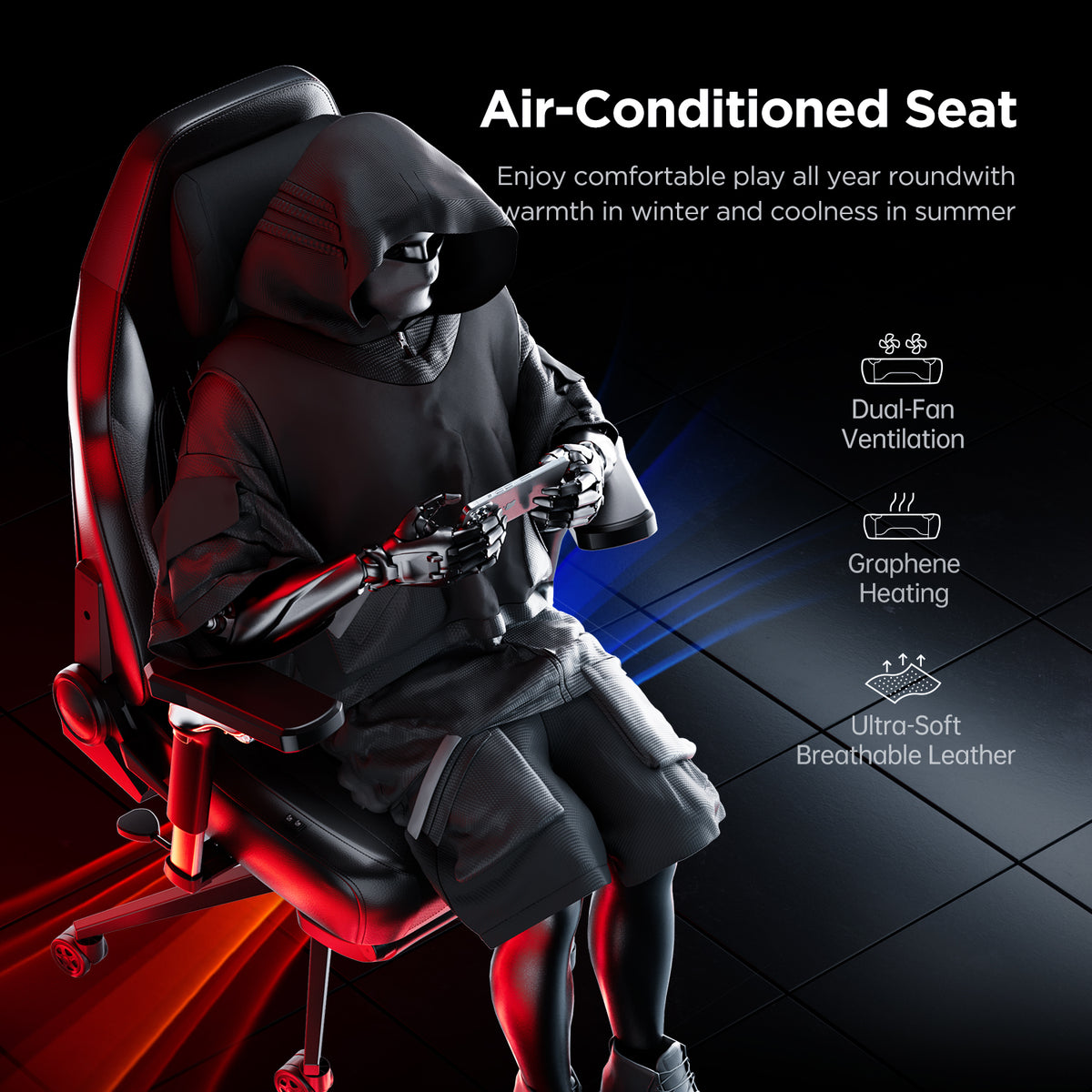 AutoFull M6 Pro 2 Ergonomic Gaming Chair [No Massage, Lower Price]