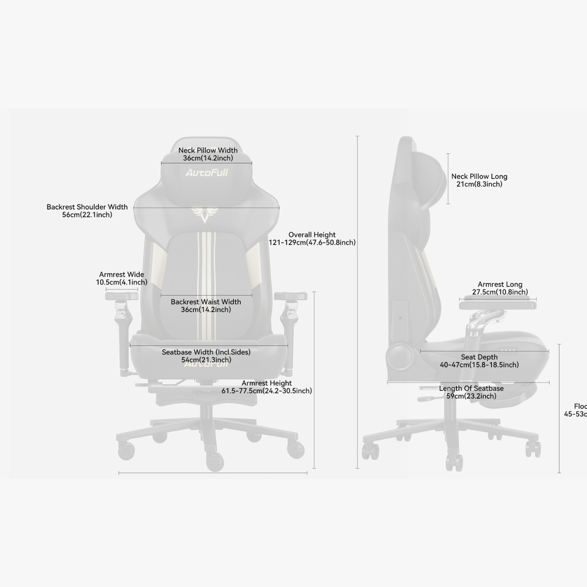 AutoFull M6 Ultra+ 2.0 Shiatsu-Massage-Gaming-Stuhl [Offizieller Stuhl der IEM 2026]